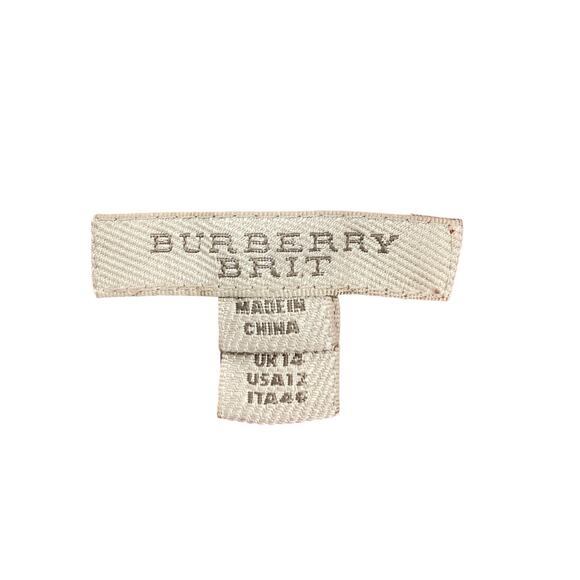 Burberry Dress Women’s Size 12 Wool Mini Short Sleeve Lined Classic Red Plaid - Picture 5 of 5